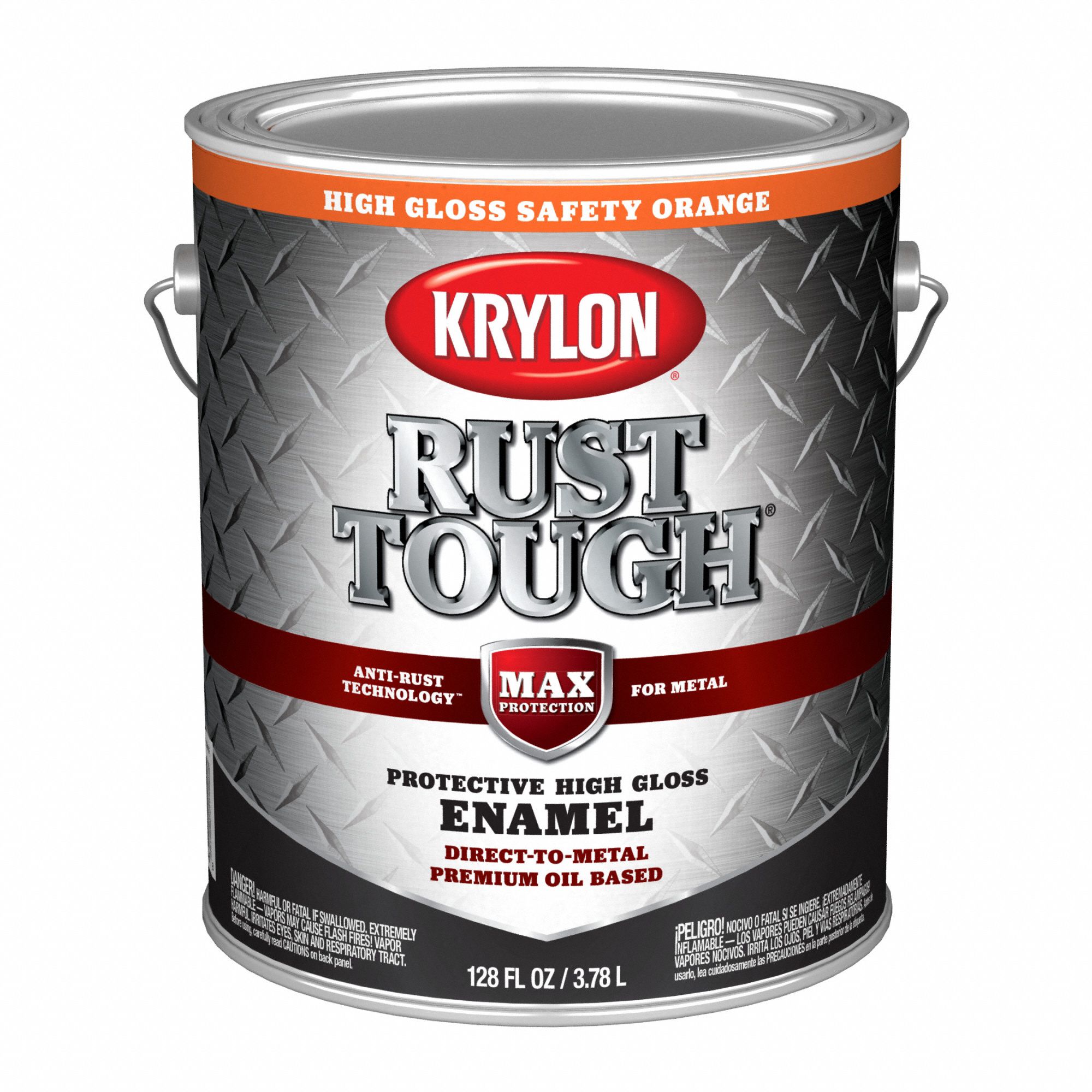 Rust Tough Enamel Safety Orange Gloss 1G