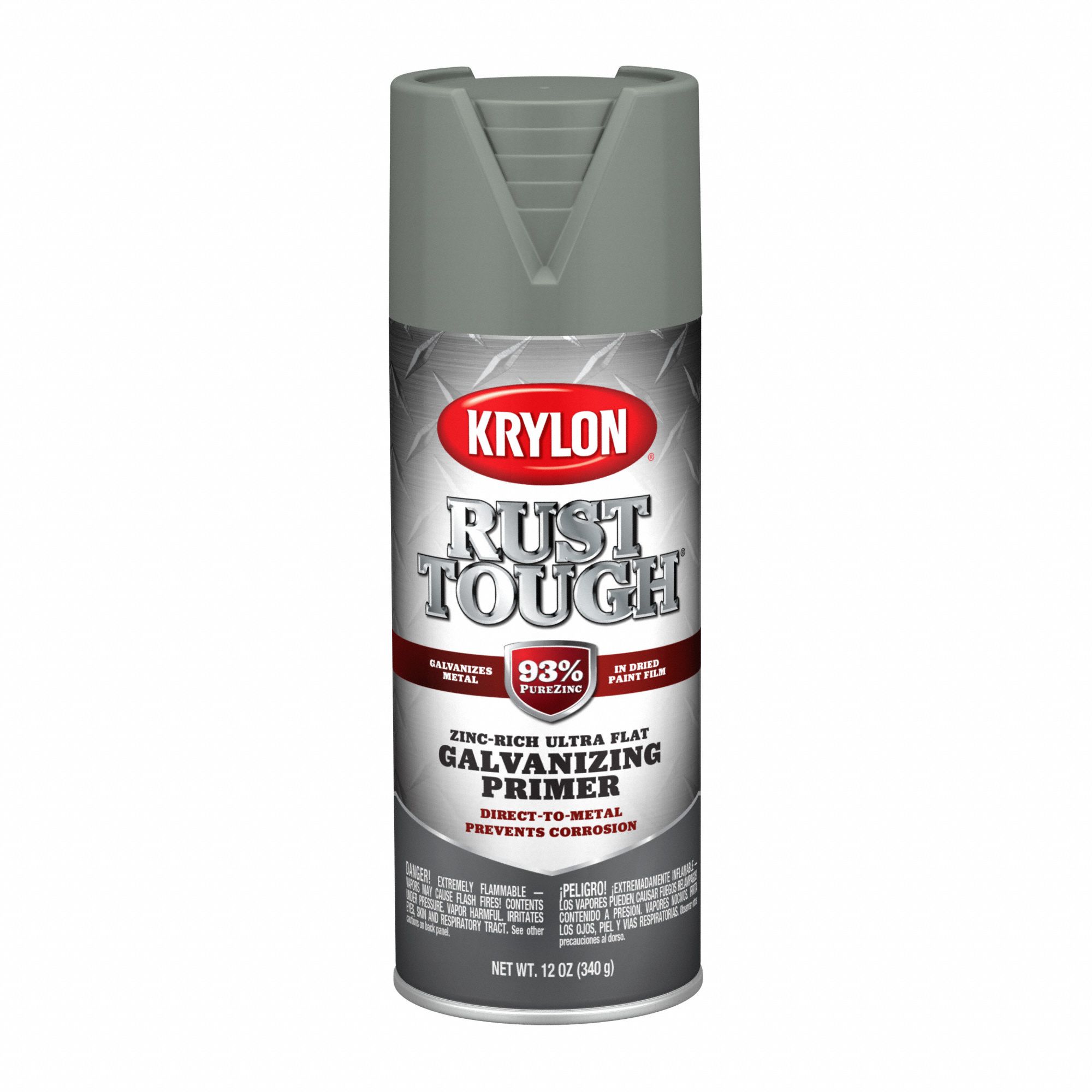 Rust Tough Spray Paint Galv Primer 12OZ