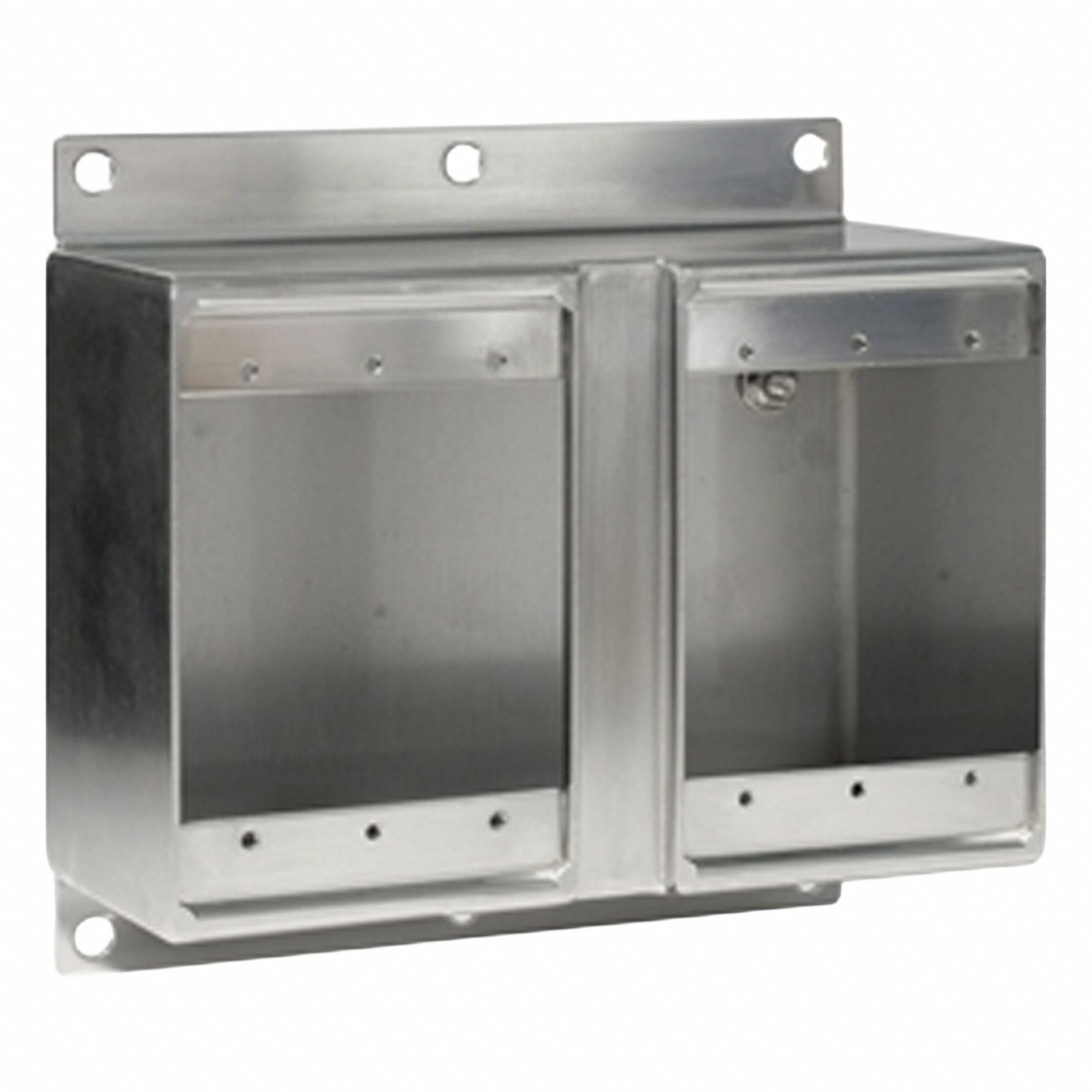 FD Box,  Number of Gangs 2,  Stainless Steel