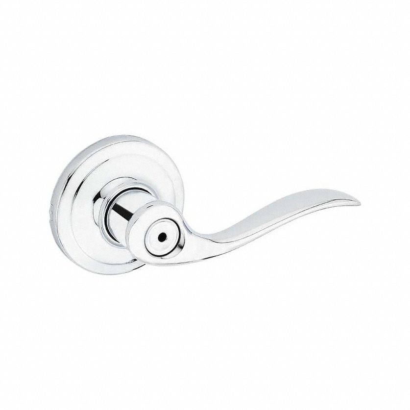 Door Lever Lockset: Privacy Lever Locksets, Chrome, ADA Compliant