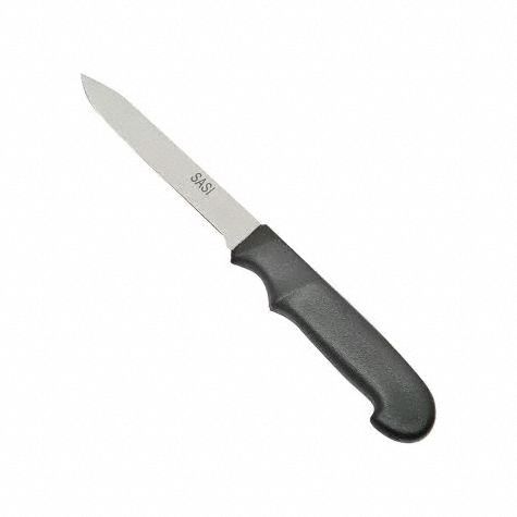Cutting Knife 3 1/4 Blade Black Handle