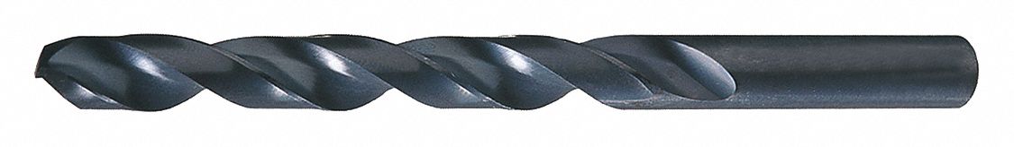JOBBER LENGTH DRILL BIT, 25/64 IN DRILL BIT SIZE, 3¾ IN FLUTE L, 5⅛ IN L, SPIRAL