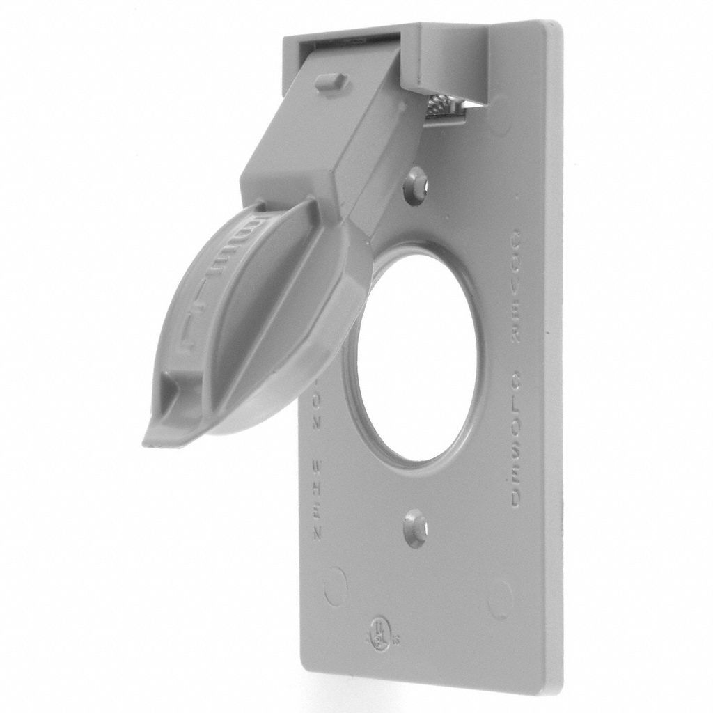 Weather Proof Plate Gray - Grainger