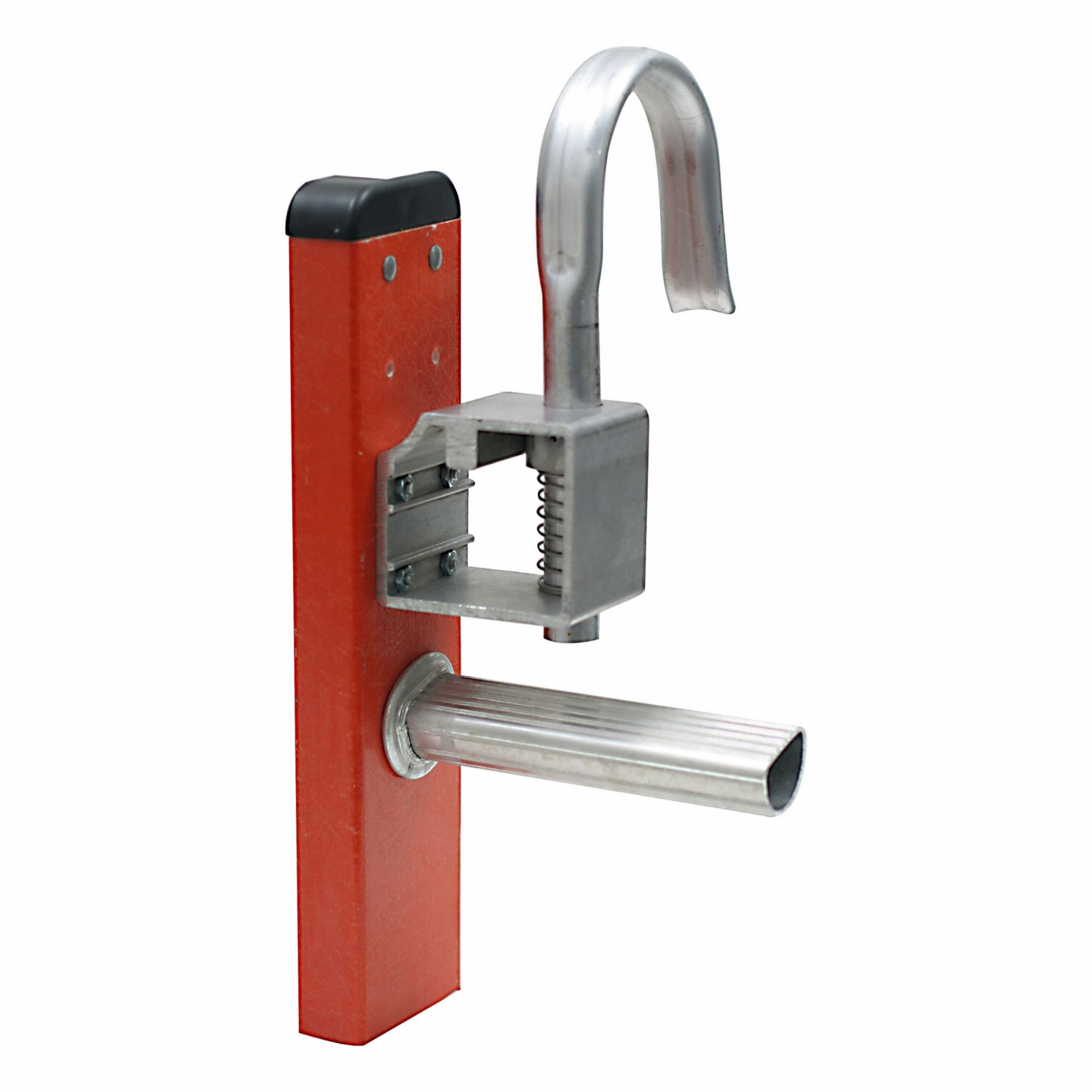 Ladder Cable Hook Kit: For Extension Ladders, 6 in Projection, 4 in Overall Lg, Aluminum