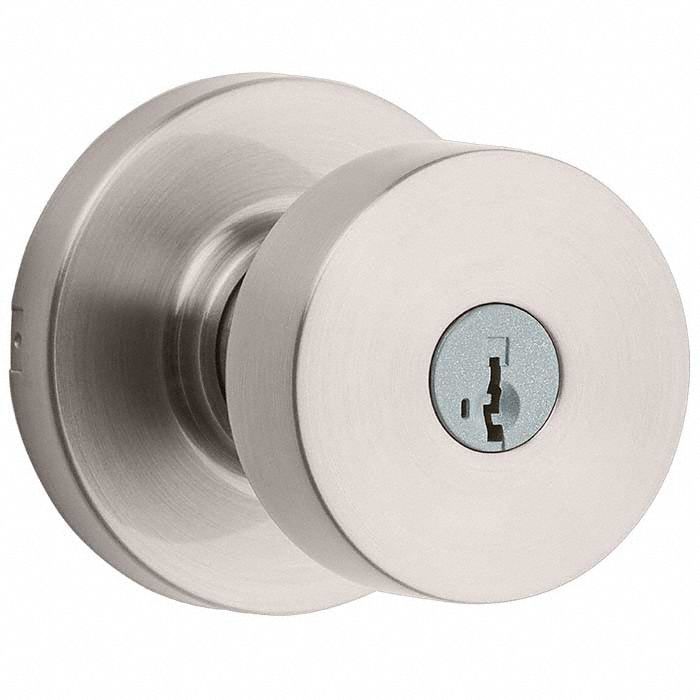Door Knob Lockset: Office Knob Locksets, Nickel