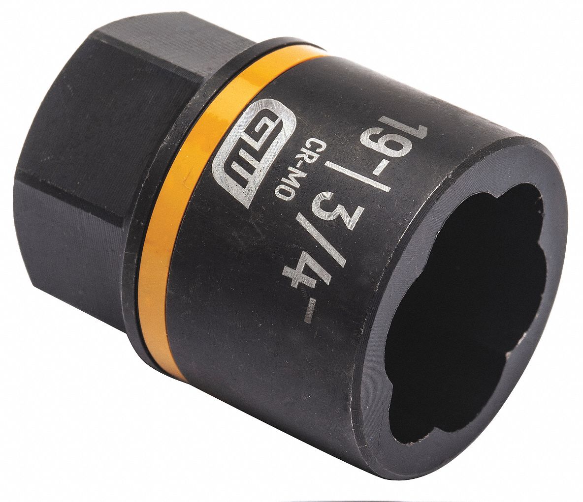 Bolt Extractor: 3/4 in Socket Size, 7-Point, Std, Black Oxide, Not Tether Capable