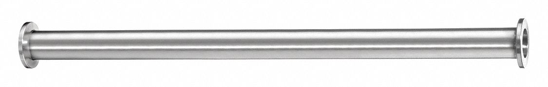 Vacuum Fitting Adapter: Straight, 1 1/2 in OD x 1 1/2 in Pipe, NW x NW, 304 Stainless Steel, 40