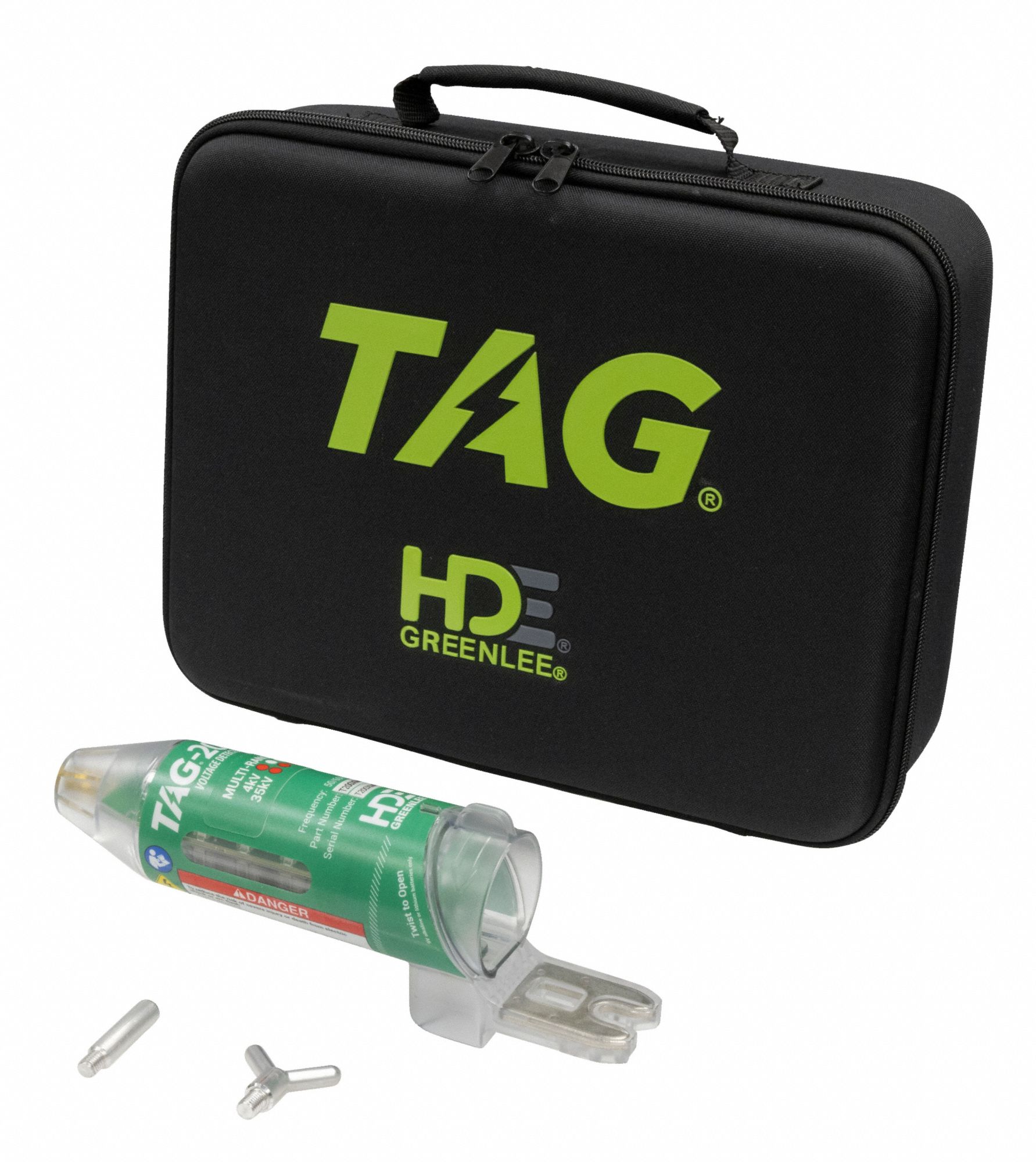 Hot Stick-Compatible High-Voltage Detector: 4 kV to 230 kV, 50 Hz/60 Hz, Audible/Light, AC Volt