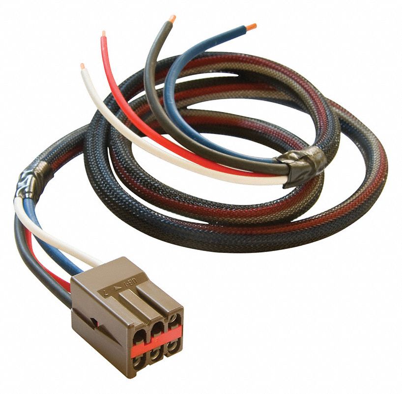 REESE, PreWired, 3 7/8 in Overall Lg, Brake Control Adapter Harness