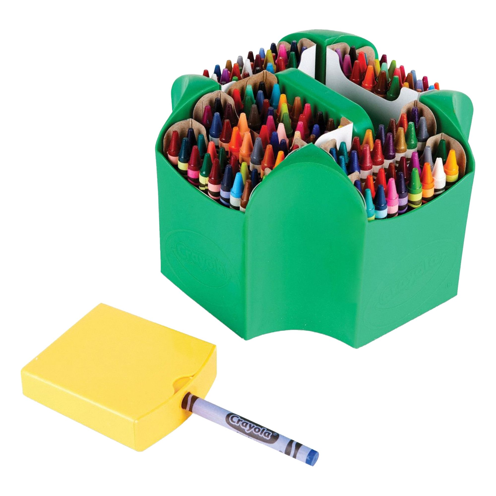 Wax Crayons: 1 Packs per Case, Non-Toxic, Washable, 1/4 in Overall Dia, Assorted, 152 PK