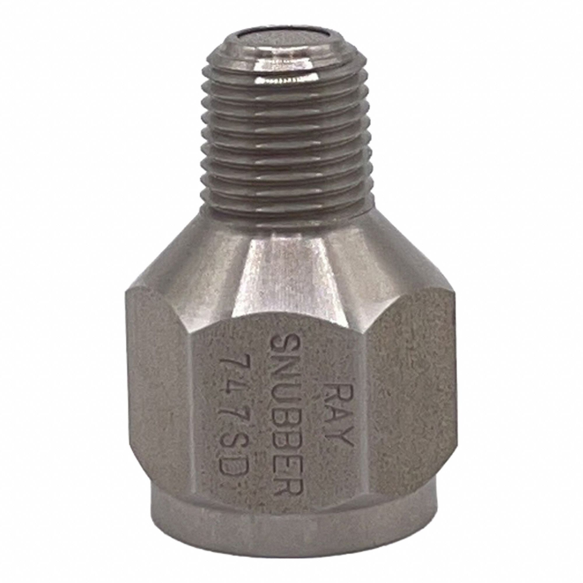 Pressure Gauge Snubber: 303 Stainless Steel, Filter, 303 Stainless Steel NPT, 0 Pistons, Oil