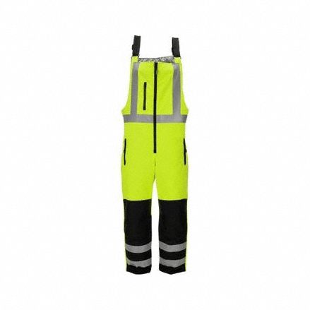 Insulated Bib Overalls: ANSI Class E, 2XL ( 46 in x 31 1/2 in ), -20° F, Bib Overall
