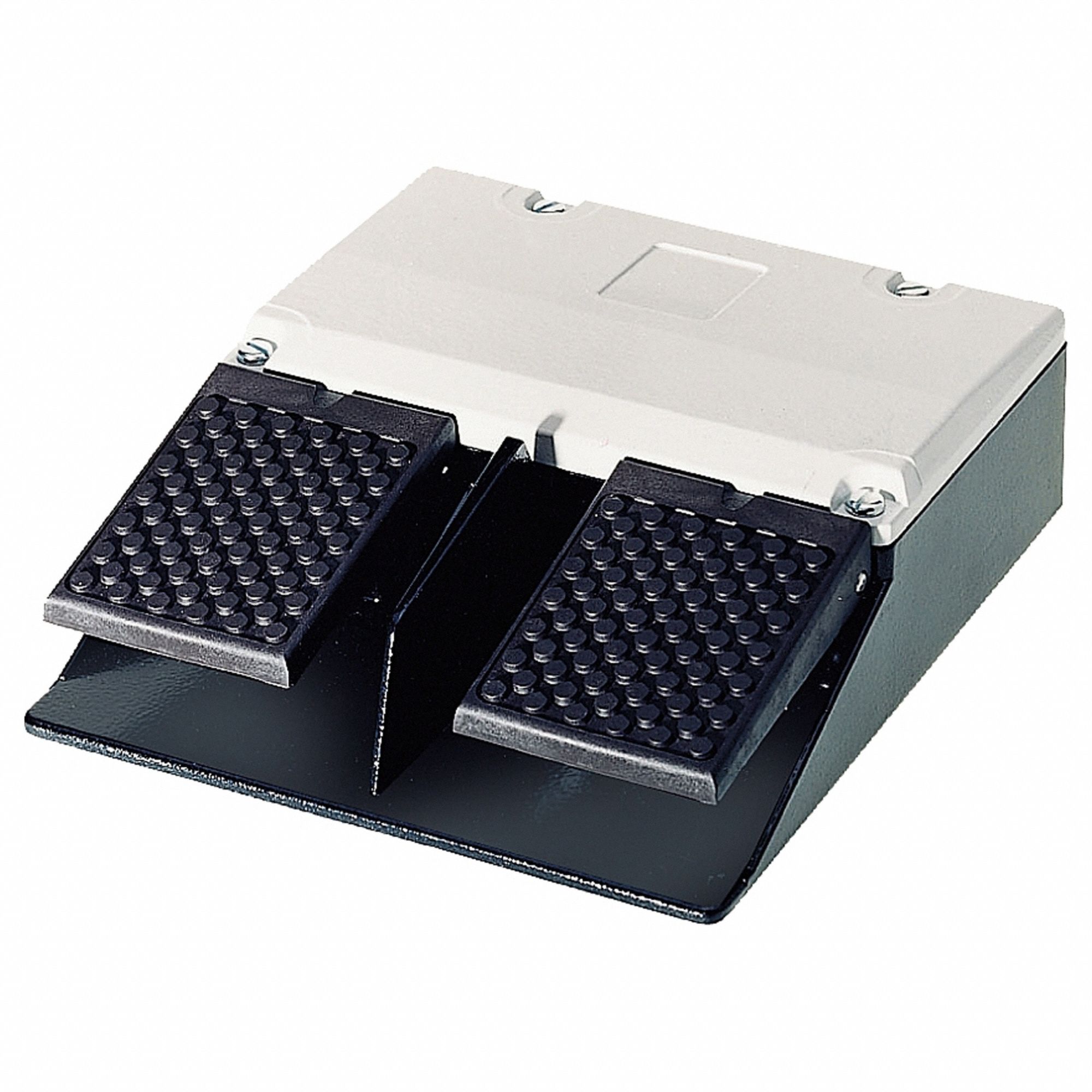 Foot Switch: 3SE2 Series, 2 Pedals, Momentary, 1NO/1NC, 4.92 ft Cord Lg