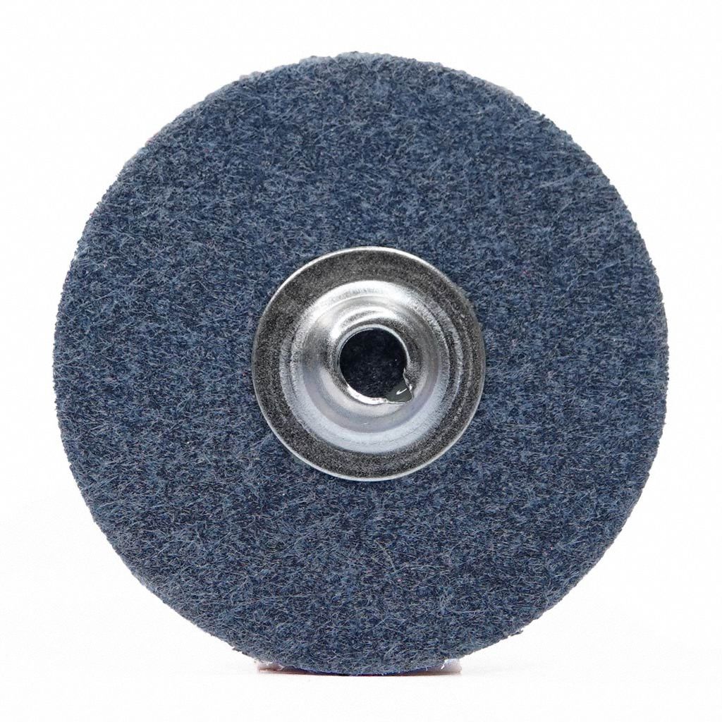 Quick-Change Disc: TS, 1-1/2", Ceramic, 50 Grit, Y Wt Polyester, Ambush