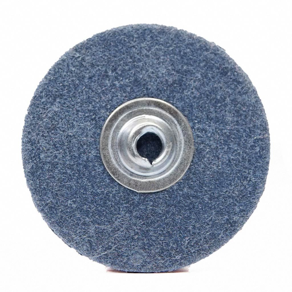 Quick-Change Disc: TS, 1-1/2", Ceramic, 60 Grit, Y Wt Polyester, Ambush