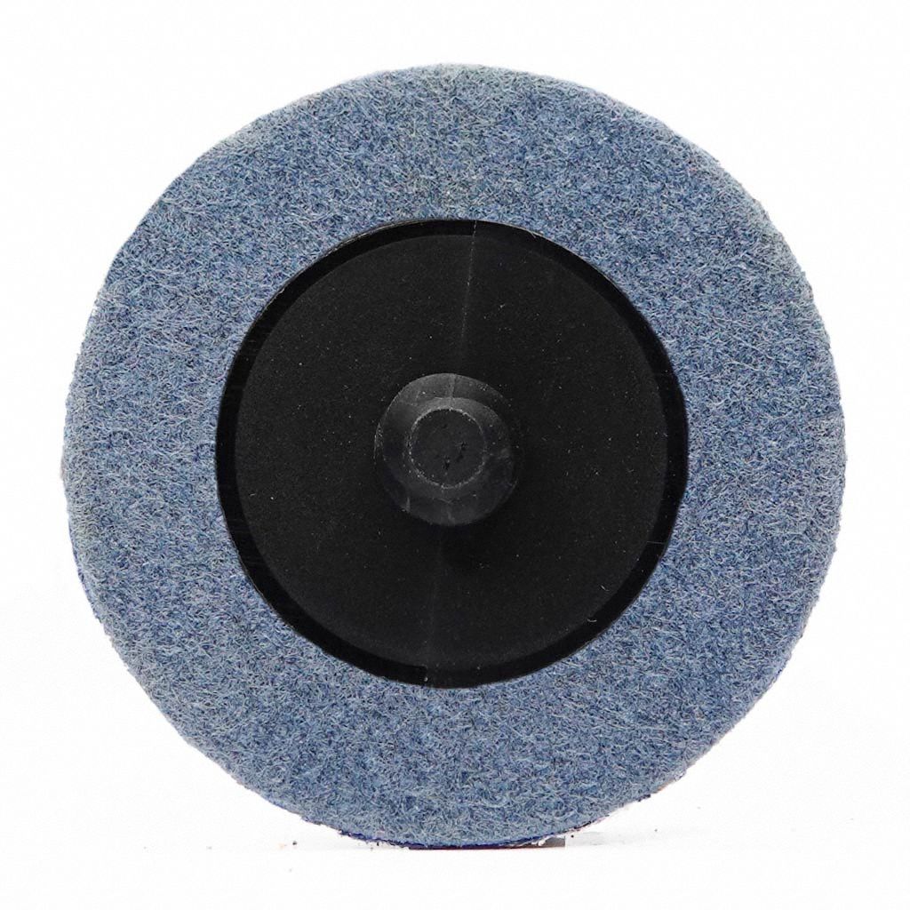 Quick-Change Disc: TR, 1-1/2", Ceramic, 50 Grit, Y Wt Polyester, Ambush