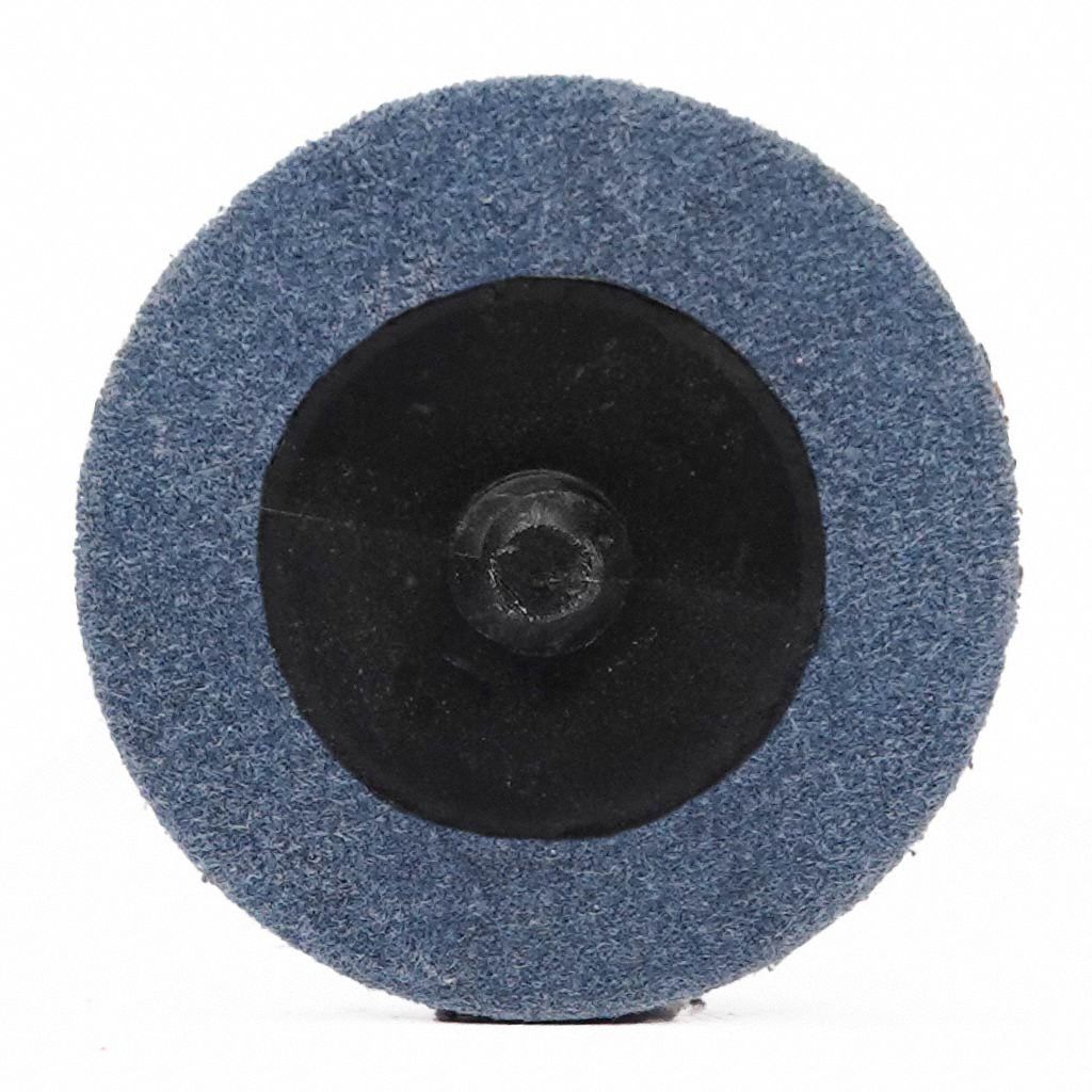Quick-Change Disc: TR, 1-1/2", Ceramic, 60 Grit, Y Wt Polyester, Ambush