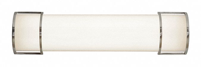 Pacific LED Linear Vanity: Satin Nickel, 1, 392 lm_1, 800 lm, 3000K, 17 W, 120V AC, 24 in Lg, 6 in Ht