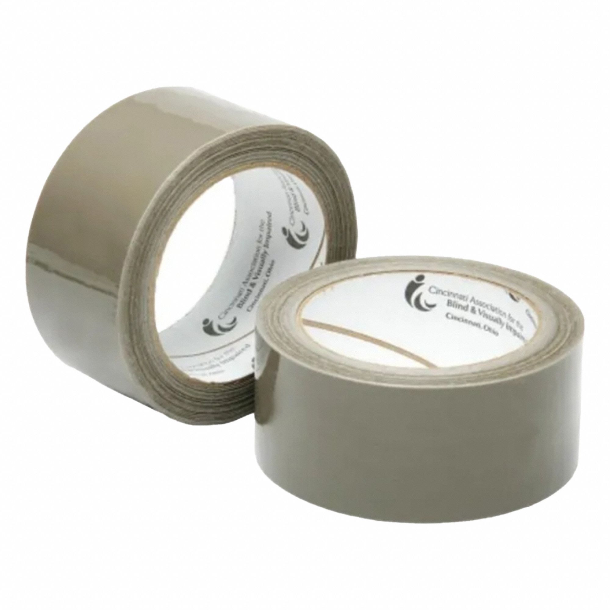 Packing Tape: 3.1 mil Tape Thick, 2 in x 60 yd, 2 in, Tan, Heavy-Duty