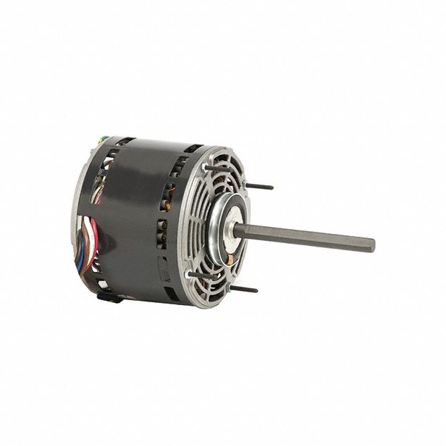 Direct Drive Blower Motor: Hub/Stud, Permanent Split Capacitor, Single Phase, 1/5 hp, B
