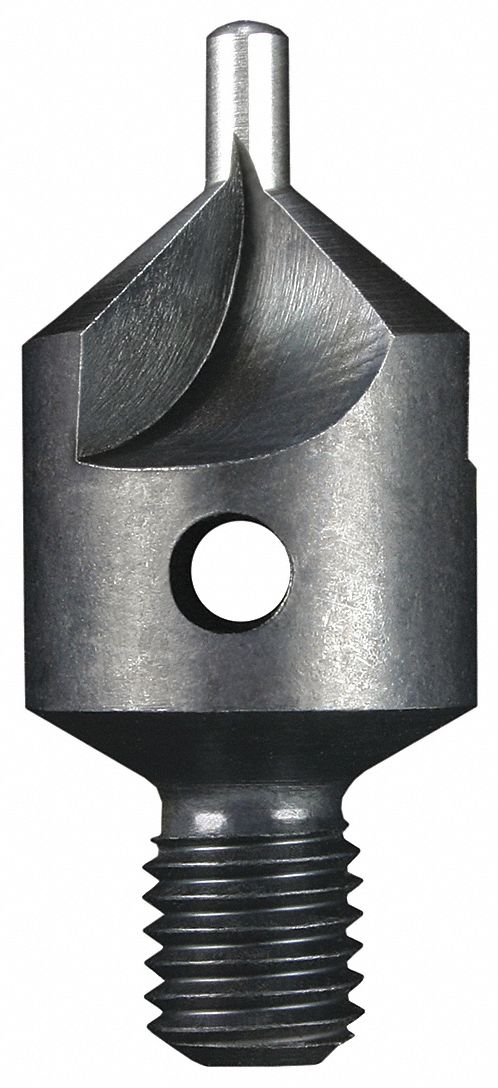 Countersink: 1/2 in Body Dia., 1/4 in Shank Dia., Black Oxide Finish