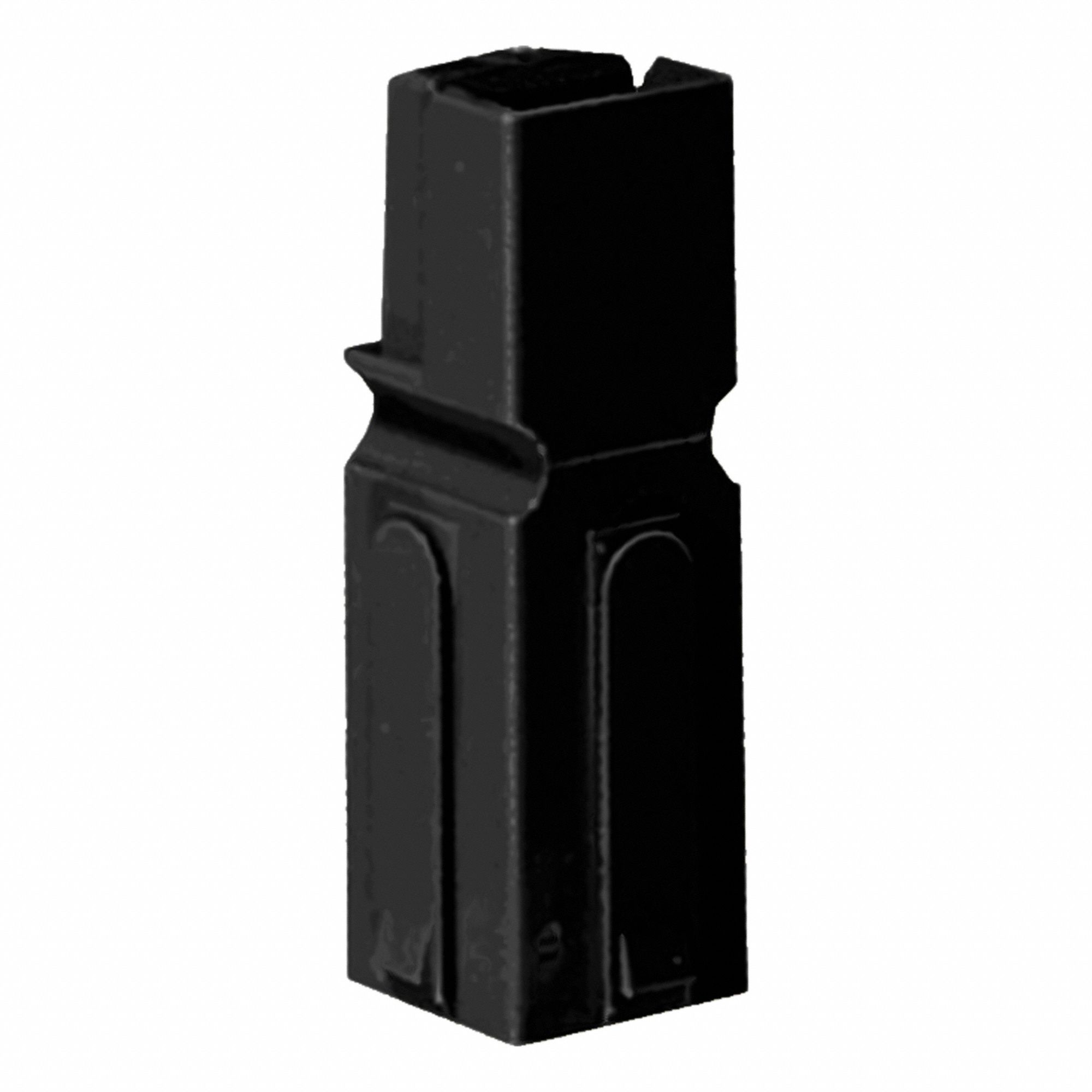 Housing: PP75, Black, Polycarbonate, MPN 75LOKBLK, 15.9 mm Overall Ht