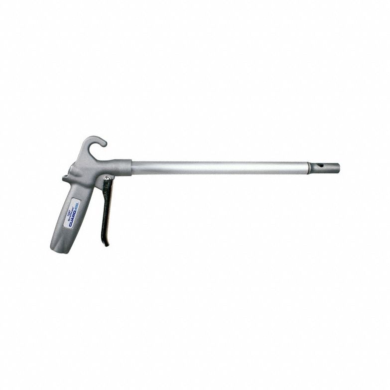 GUARDAIR Air Gun: Pistol-Grip Grip, Aluminum, 1/4 in Female NPT, 1 Nozzle(s), Straight, Focused (MPN 75XT006AA). Key specifications — attr1328526: Aluminum; attr1328500: Extension and Nozzle; attr1328508: GUARDAIR; attr1328515: No; attr1328533: Yes.