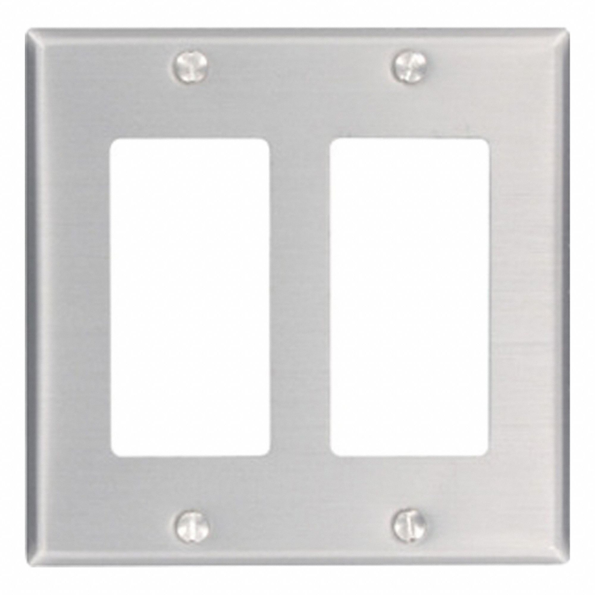 Wall Plate Decorator-Rocker Aluminum