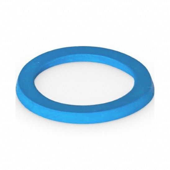 Sealing Washer: FDA Approved, EPDM, Blue, 10 mm Inside Dia, 14 mm Outside Dia, M10 Screw Sz