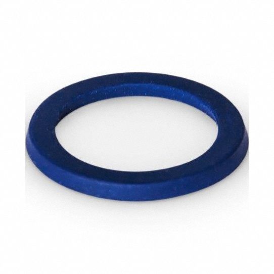 Sealing Washer: FDA Approved, HNBR, Blue, 10 mm Inside Dia, 14 mm Outside Dia, M10 Screw Sz