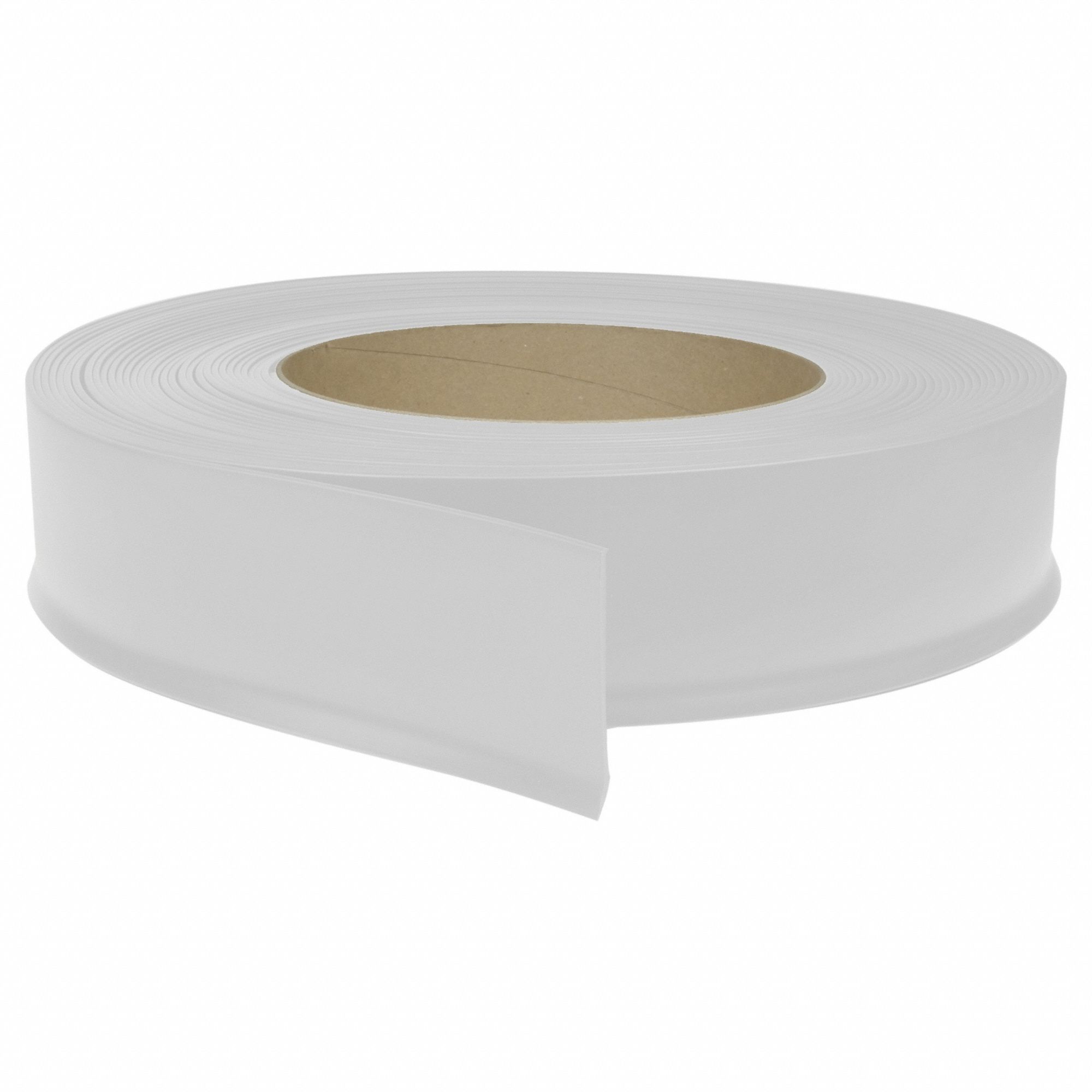 Wall Base Molding: Snow White, Thermoplastic, 120 ft Overall Lg, 4 in Overall Ht