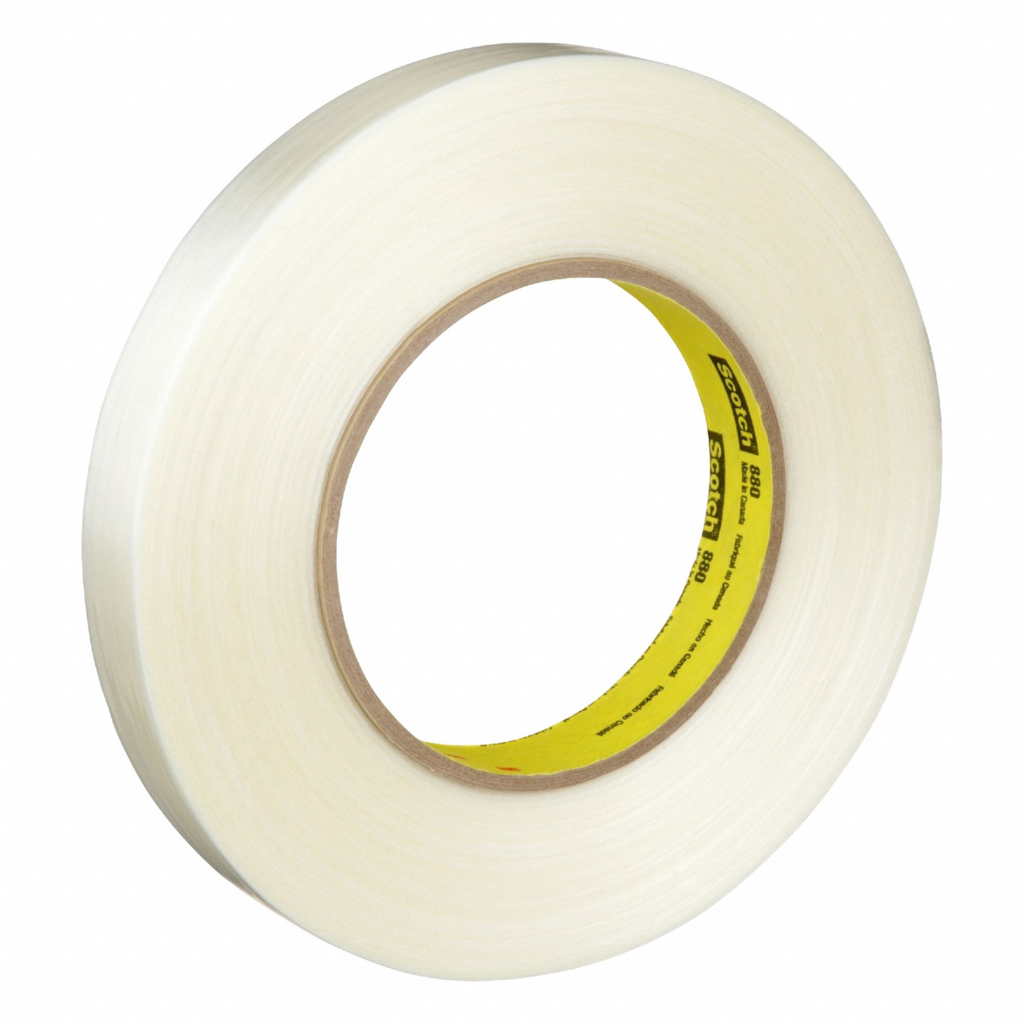 Strapping Tape: 7.7 mil Tape Thick, 3/4 in x 180 ft, Clear, 48 PK
