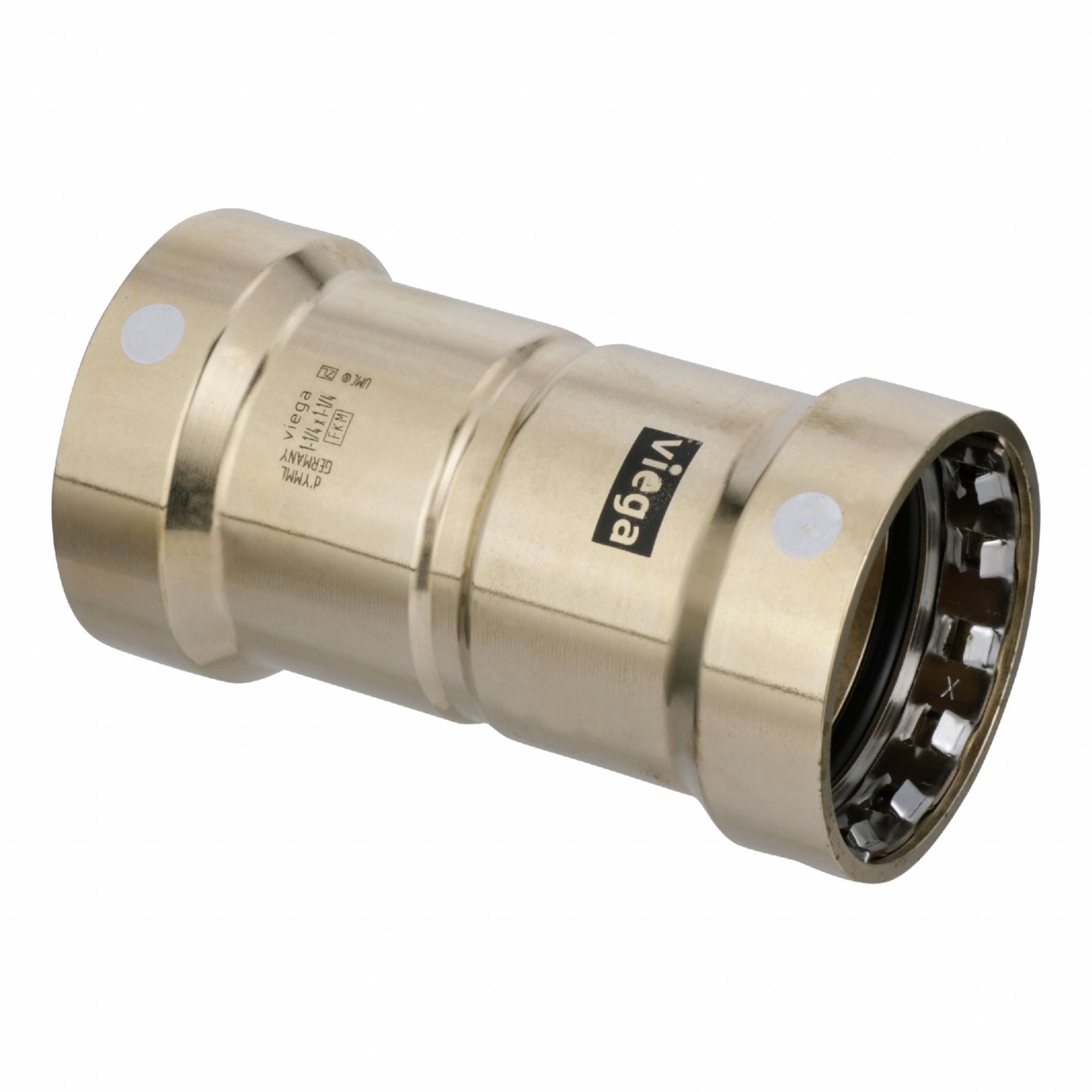 Transition Coupling: Coupling Body, 1 1/4 in CTS x 1 1/4 in Pipe size, Bronze