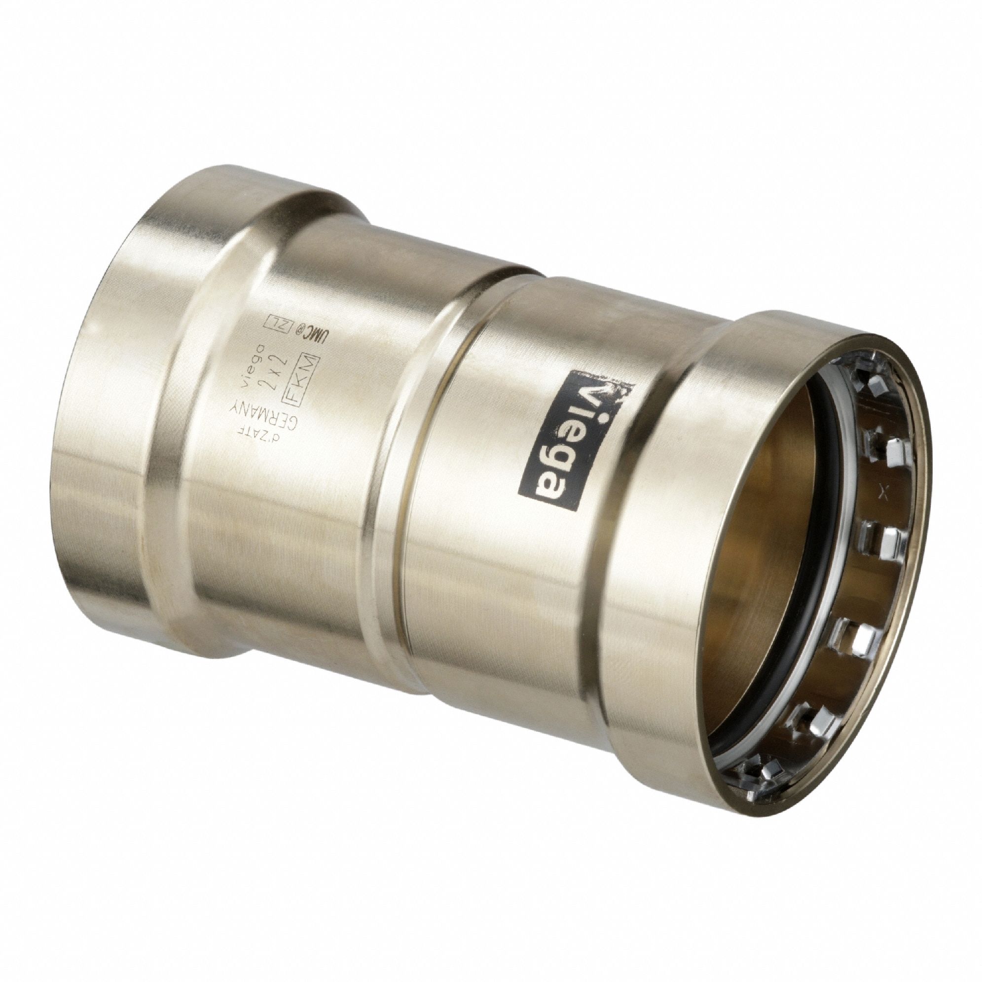 Transition Coupling: Coupling Body, 2 in CTS x 2 in Pipe size, Press-fit x Press-fit