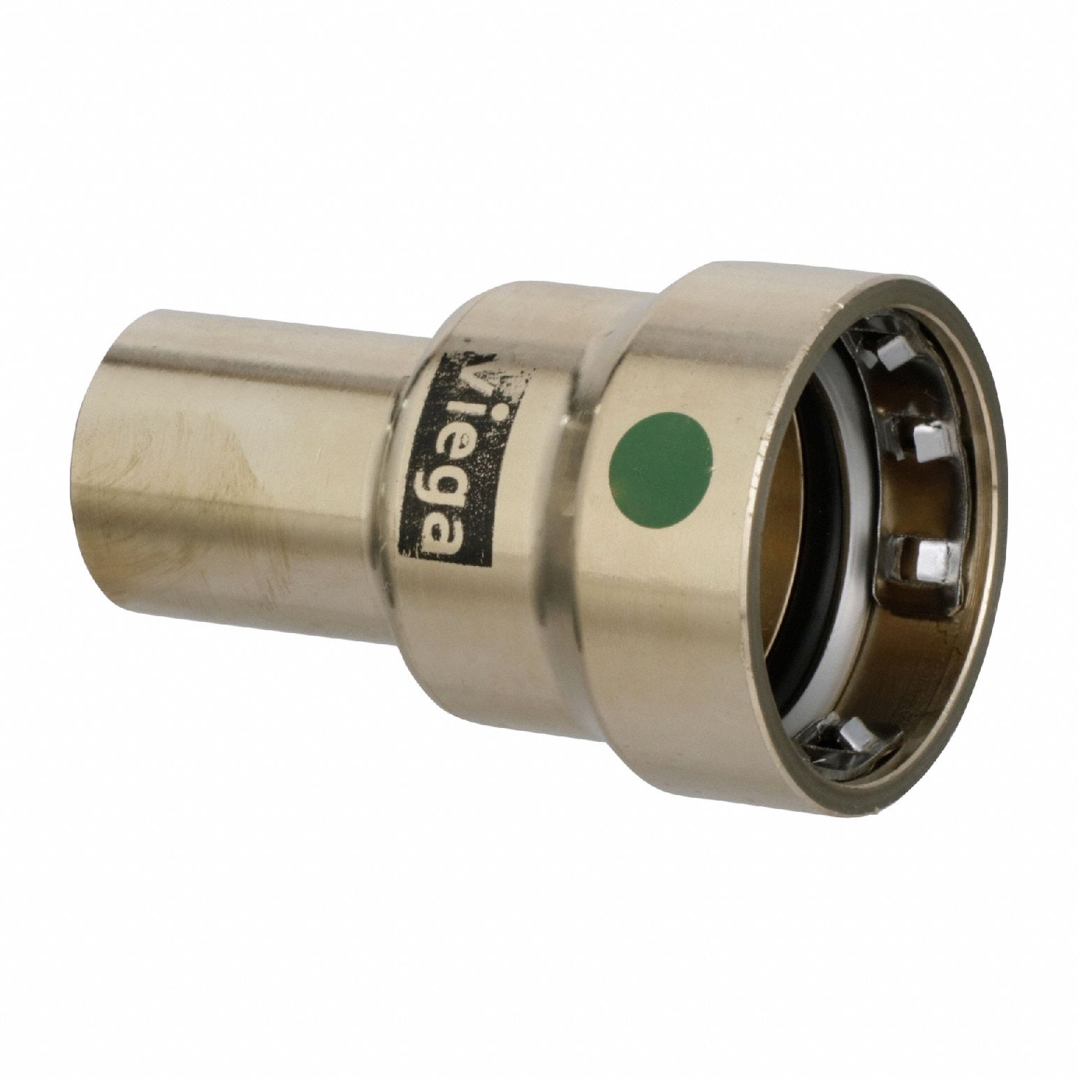Transition Coupling: Straight, 3/4 in CTS x 3/4 in CTS size, Press-fit x FTG, Bronze