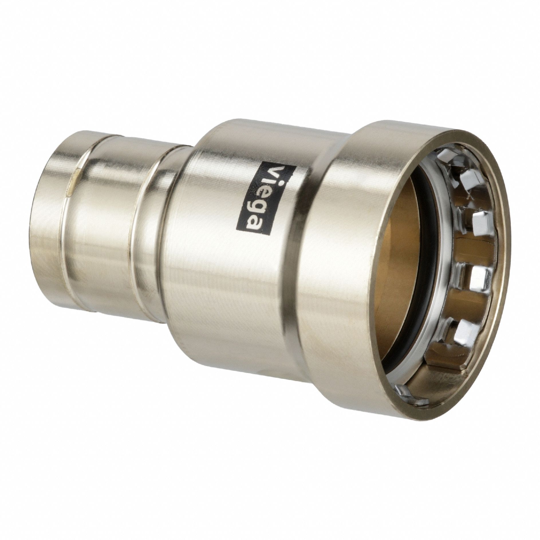 Transition Coupling: Straight, 1 1/4 in CTS x 1 1/4 in CTS size, Press-fit x FTG