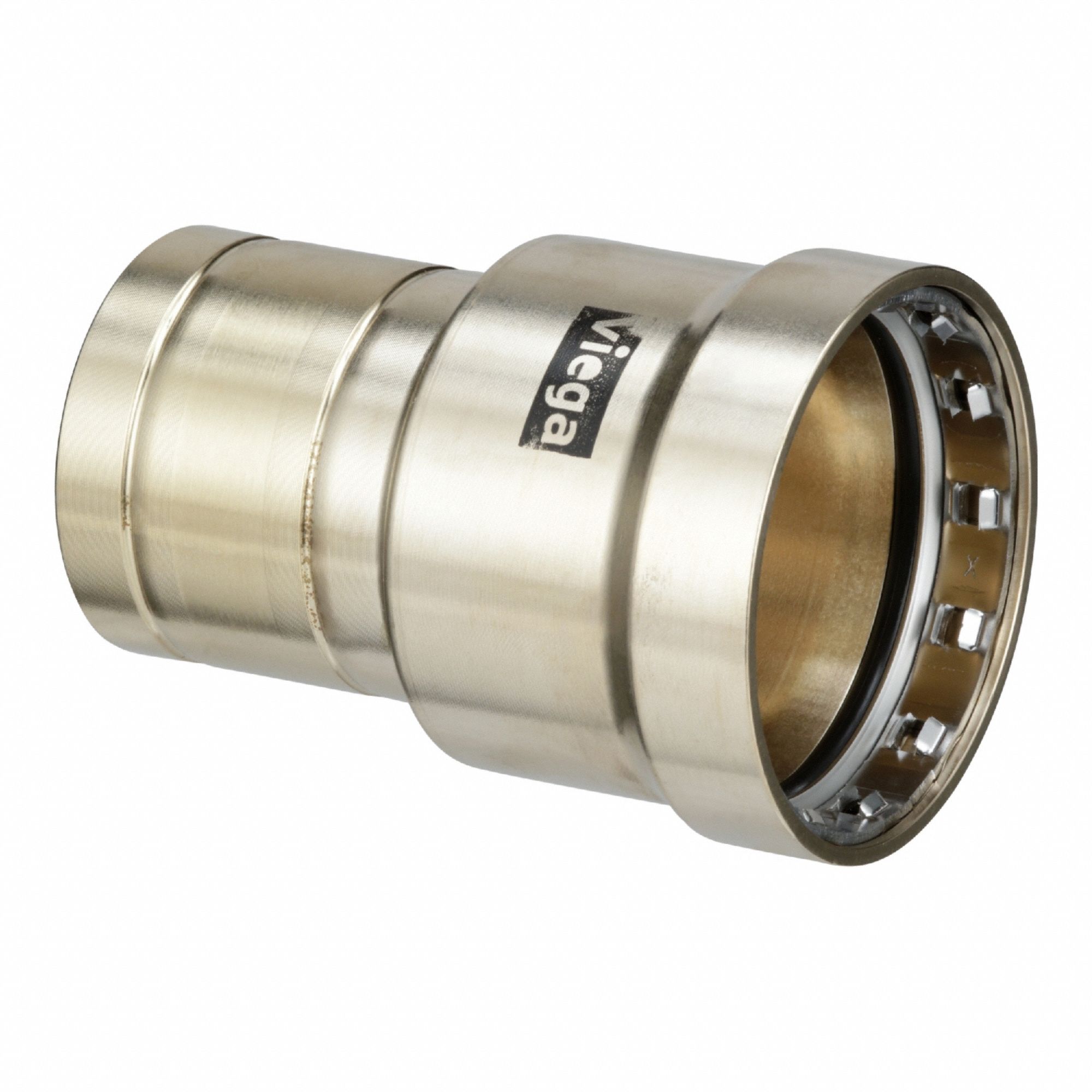 Transition Coupling: Straight, 2 in CTS x 2 in CTS size, Press-fit x FTG, Bronze