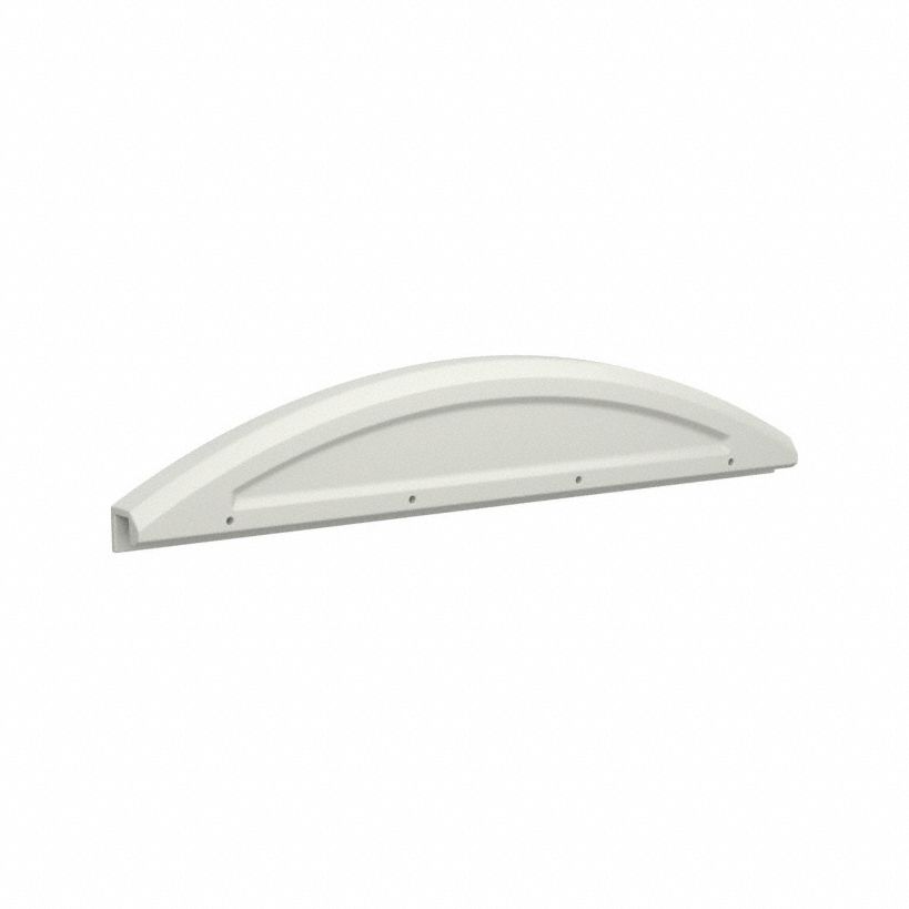 Endurance Wall Bunk Safety Rail: Stone Gray, 61 1/2 in Overall Wd, 12 in Overall Ht