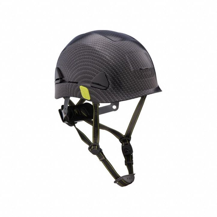 Climbing Helmet: No Graphics, Ratchet (8-Point), Ratchet, Polyethylene, Side-Slots, Solid