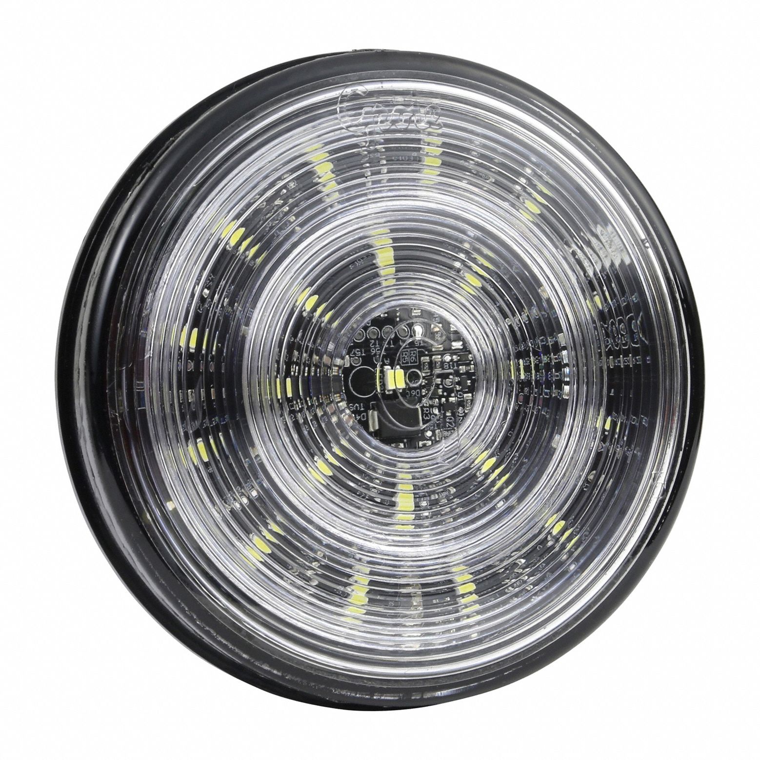 Strobe Light: Strobe, Clear, 3/4 in Overall Wd, 3/4 in Overall Ht, LED, 12V DC