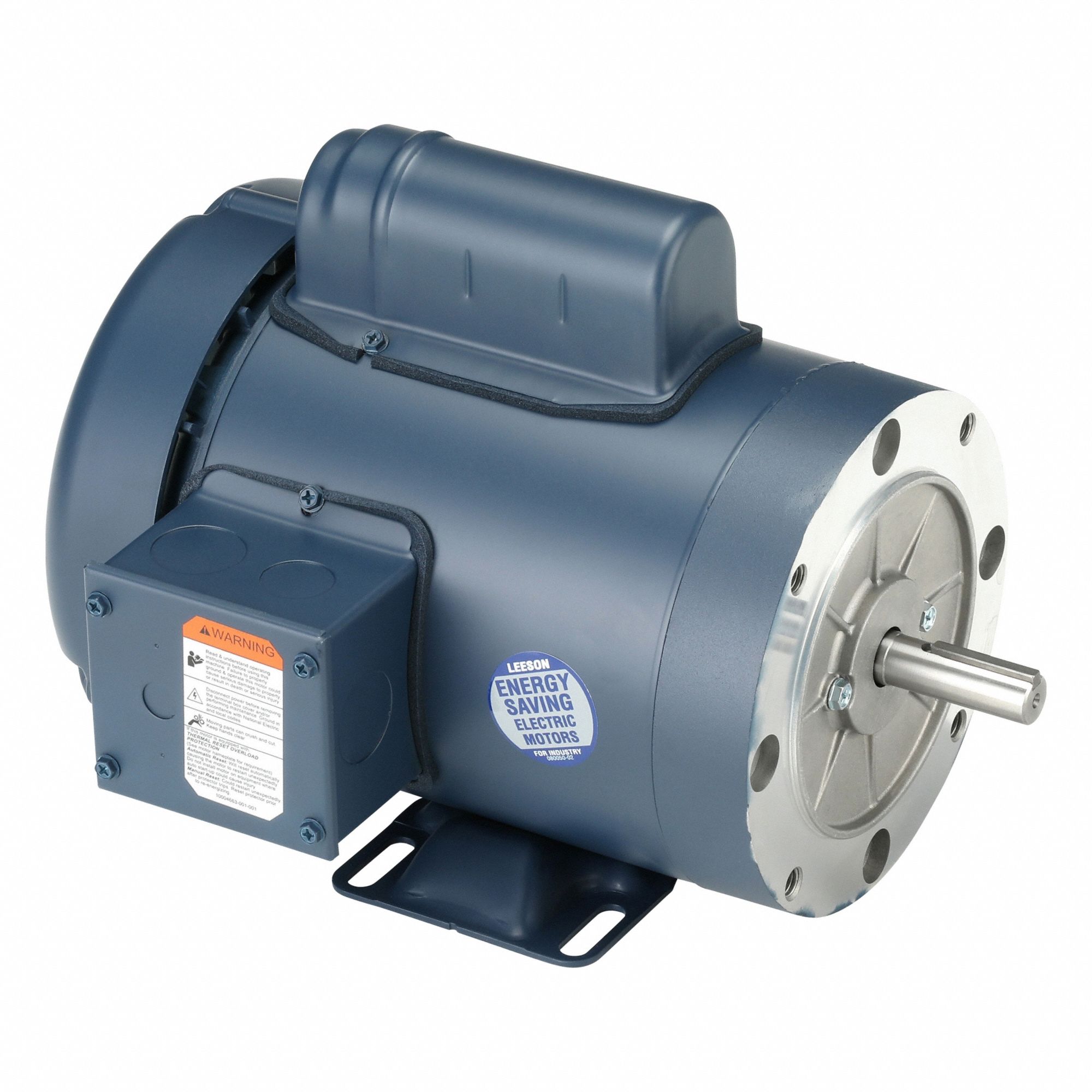 General Purpose Motor: Single Phase, 1 hp, 115/230V AC, 56C Frame Size, 5/8 in x 1 7/8 in, B