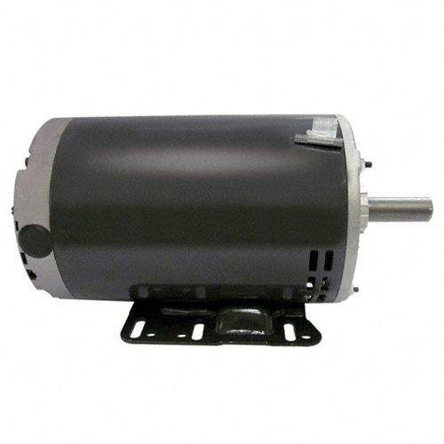 Belt Drive Motor: 1 Speed, Open Drip Proof, Rigid Base Mount, 1 hp Horsepower, Auto