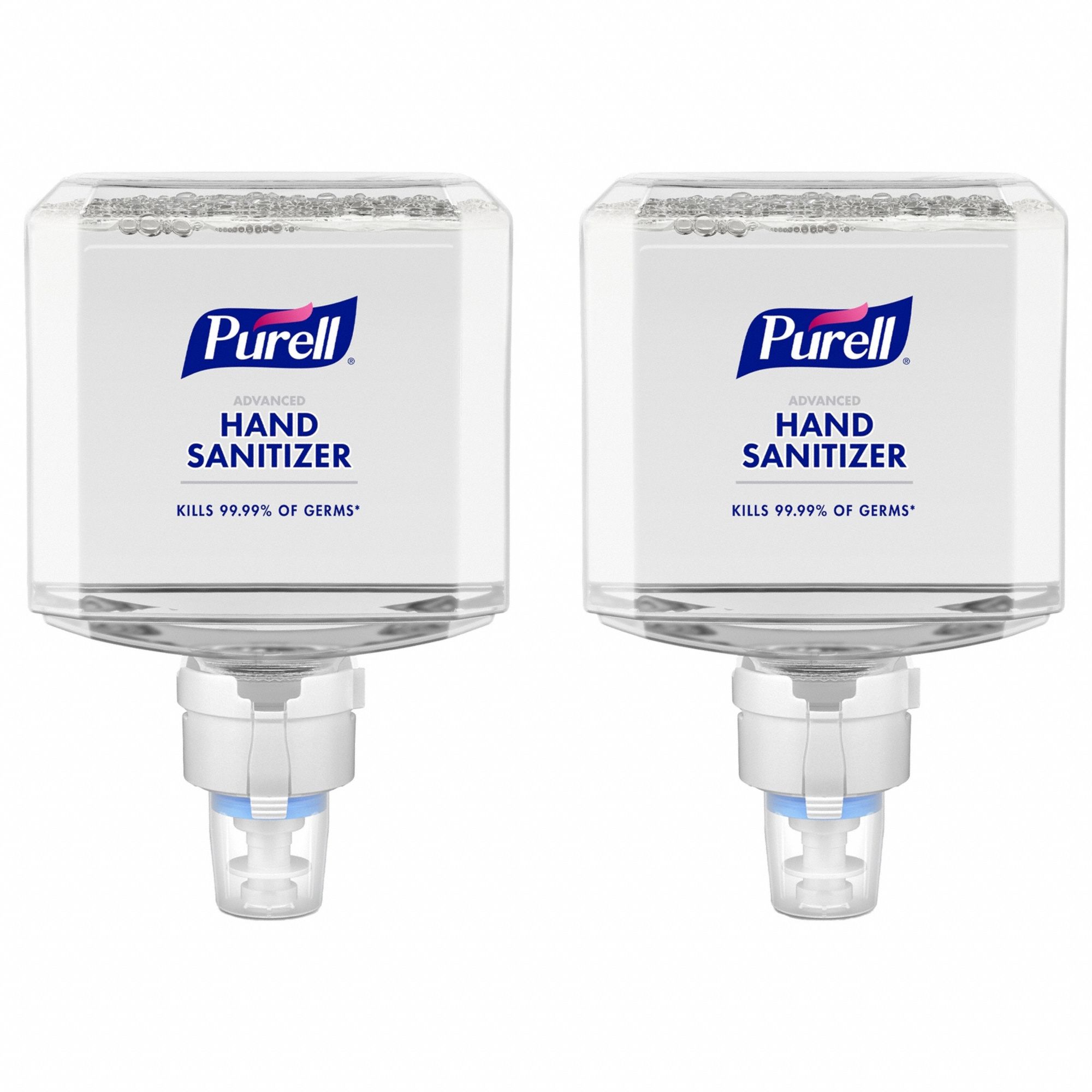 Hand Sanitizer: ES8 Series, Foam, Cartridge, 1, 200 mL, Requires Dispenser, Fruity, 2 PK