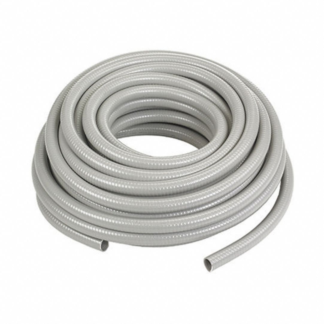 Ploytuff: 1 in Trade Size, Gray, 100 ft Nominal Lg, PolyTuff