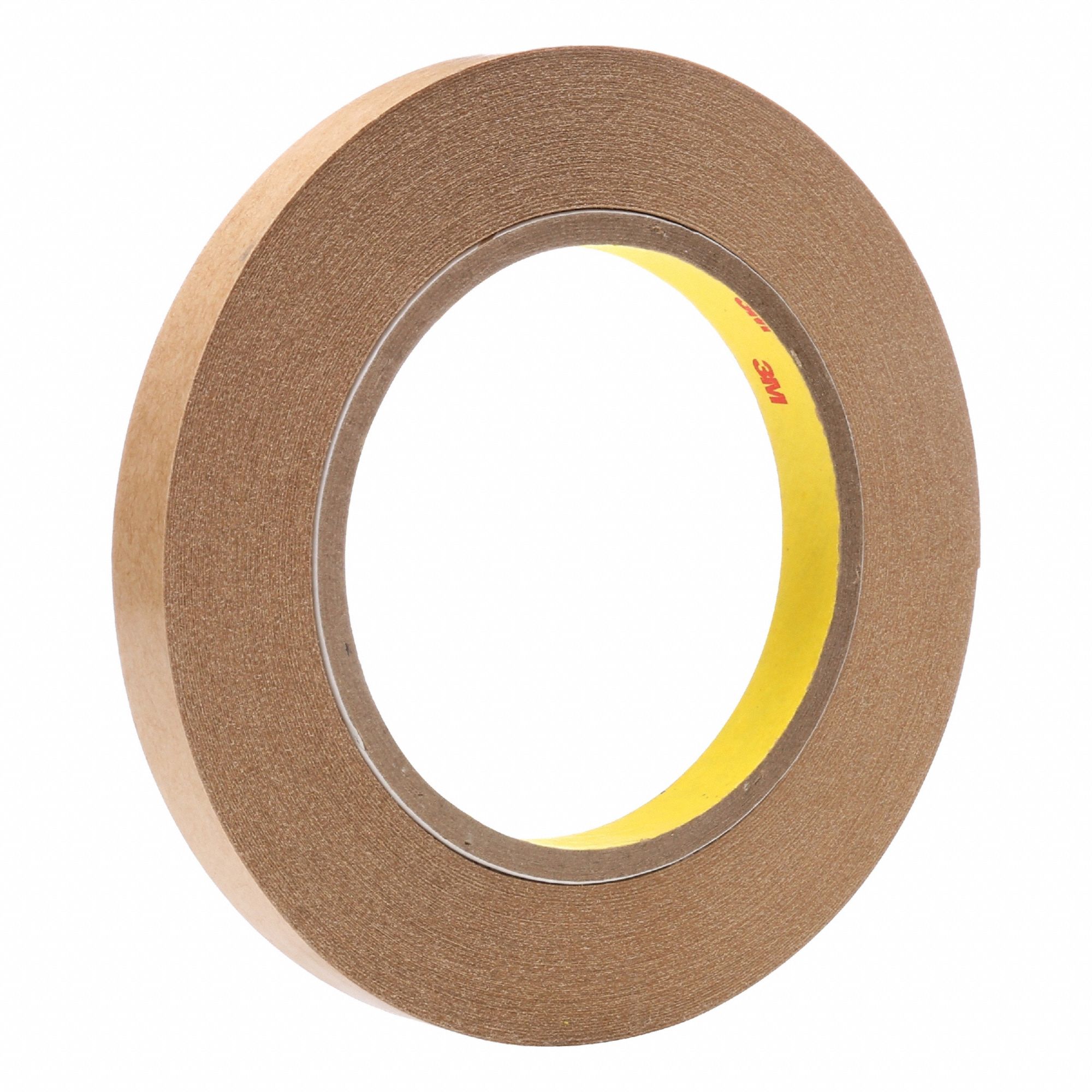 Transfer Tape: 1/2 in Wd, 60 yd Lg, 2 mil Thick, Kraft Paper, Acrylic, Transparent, 72 PK