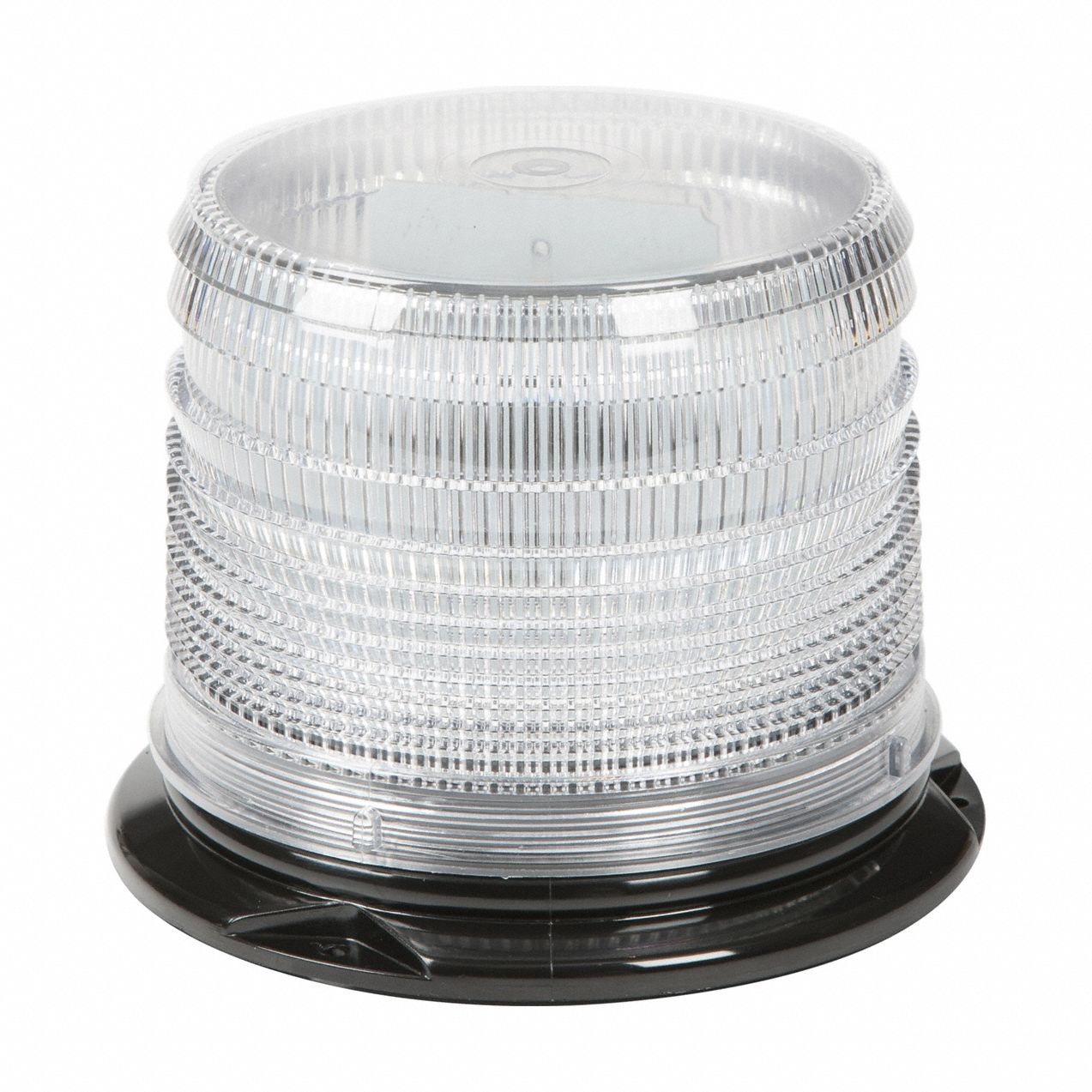 Flashing Beacon: Flashing Beacon, White, 6 3/8 in Overall Wd, 4 7/8 in Overall Ht, LED