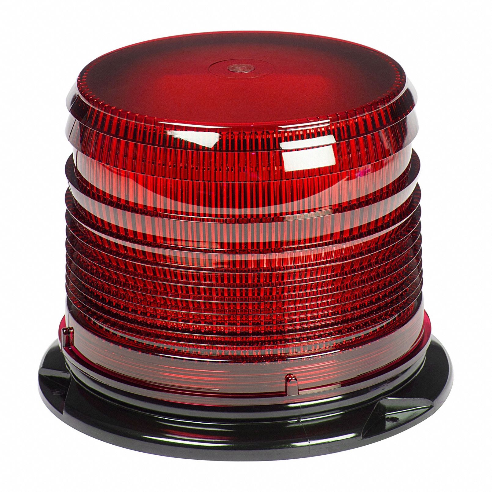 Flashing Beacon: Flashing Beacon, Red, 6 3/8 in Overall Wd, 4 7/8 in Overall Ht, LED
