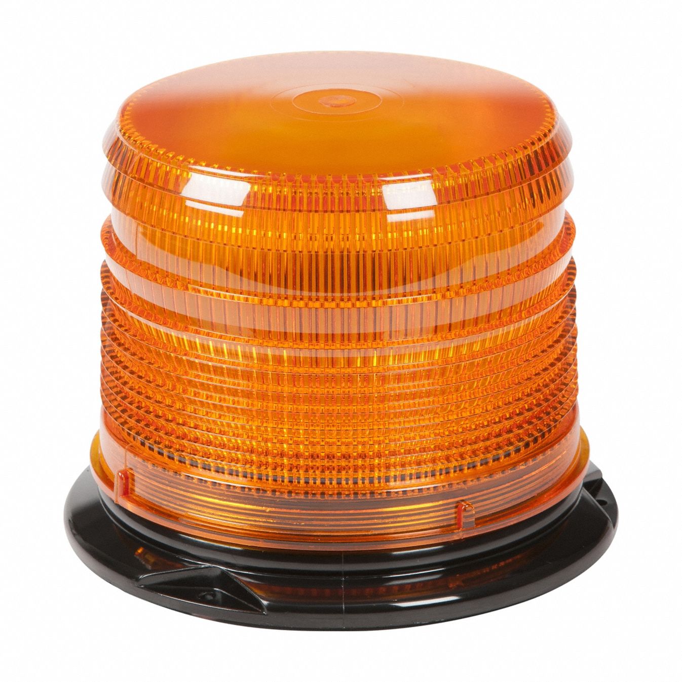 Flashing Beacon: Flashing Beacon, Amber, 6 3/8 in Overall Wd, 4 7/8 in Overall Ht, LED
