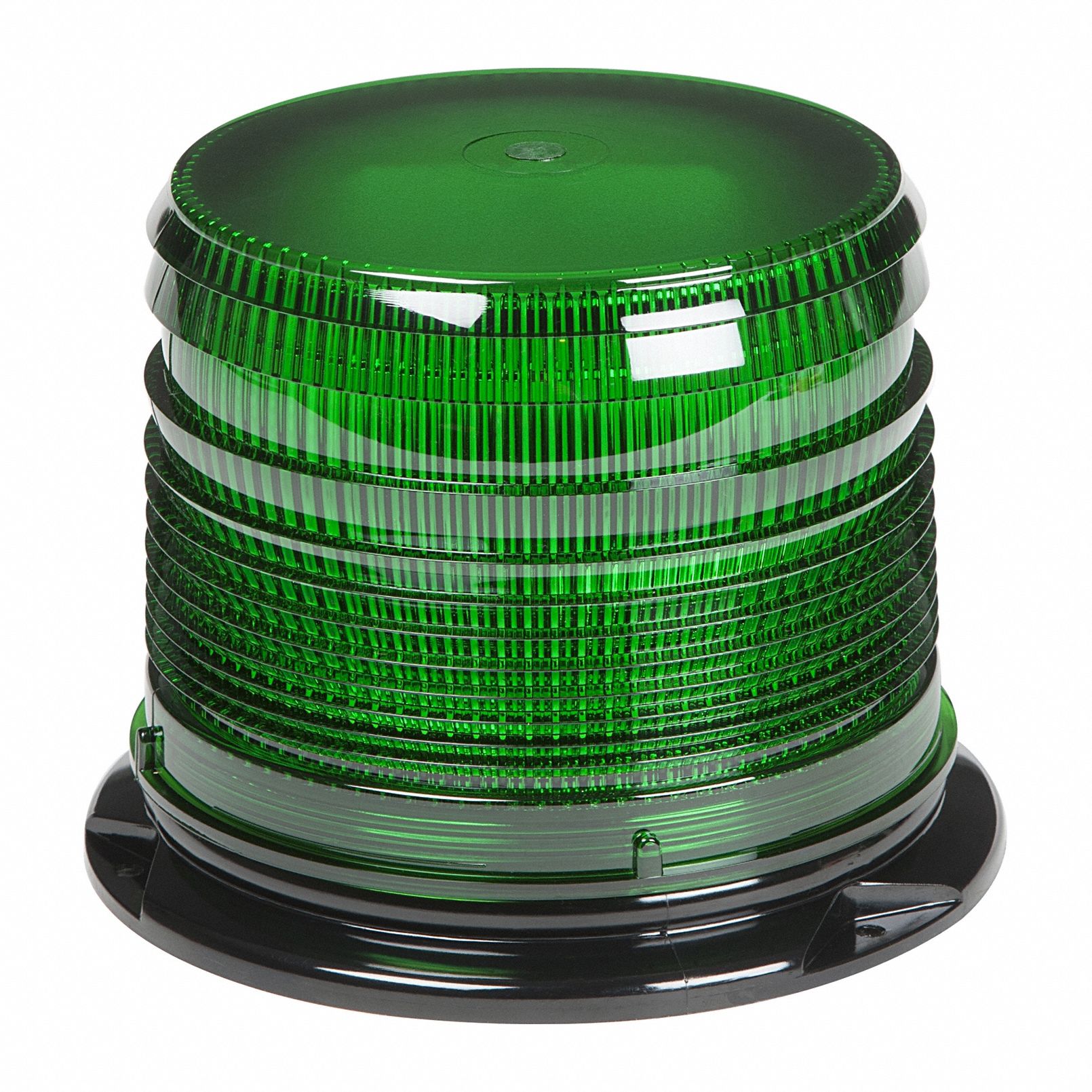 Flashing Beacon: Flashing Beacon, Green, 8 1/16 in Overall Wd, 4 7/8 in Overall Ht, LED