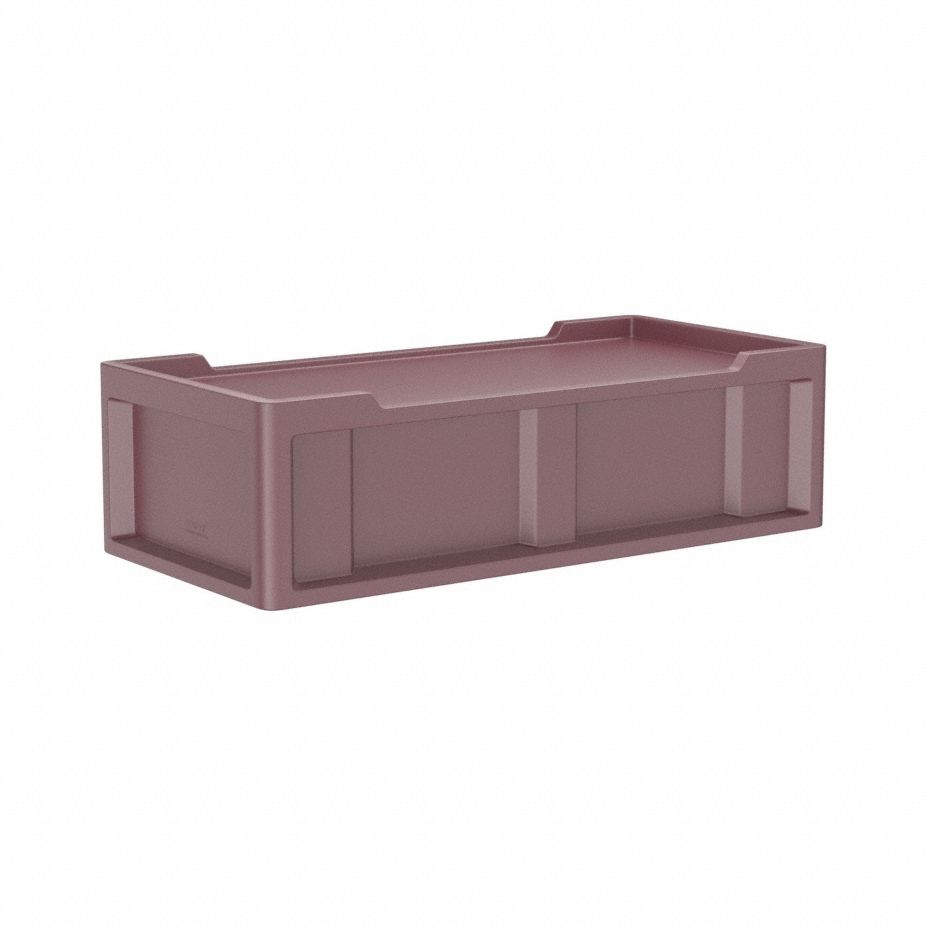 Correctional Bed: Burgundy, 86 in Overall Lg, 42 in Overall Wd, 24 in Overall Ht, Bed 0.0